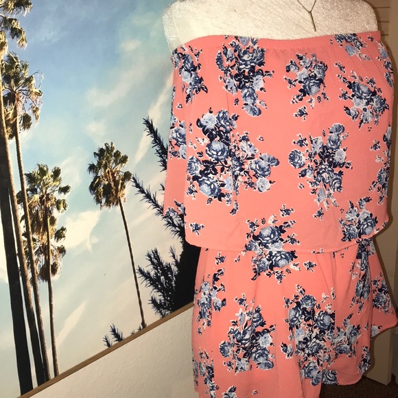 Rose print romper - Picture 3 of 4